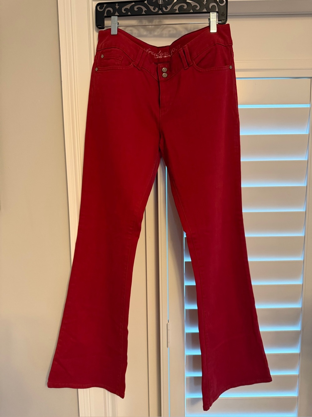 Women’s Tommy Hilfiger Freedom Red Flared Jeans - Size 8